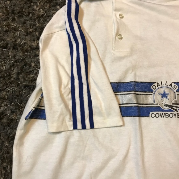 Vintage 70s Dallas Cowboys Polo Shirt - Picture 4 of 5